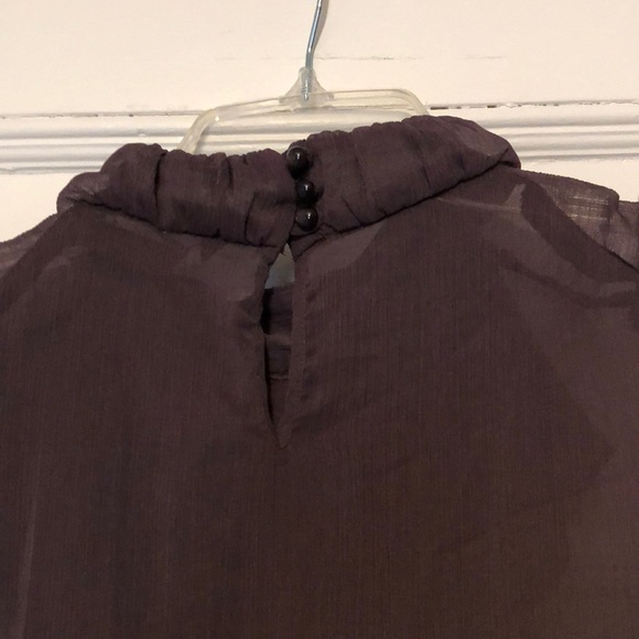 Plum Ruffle Top - Picture 3 of 3